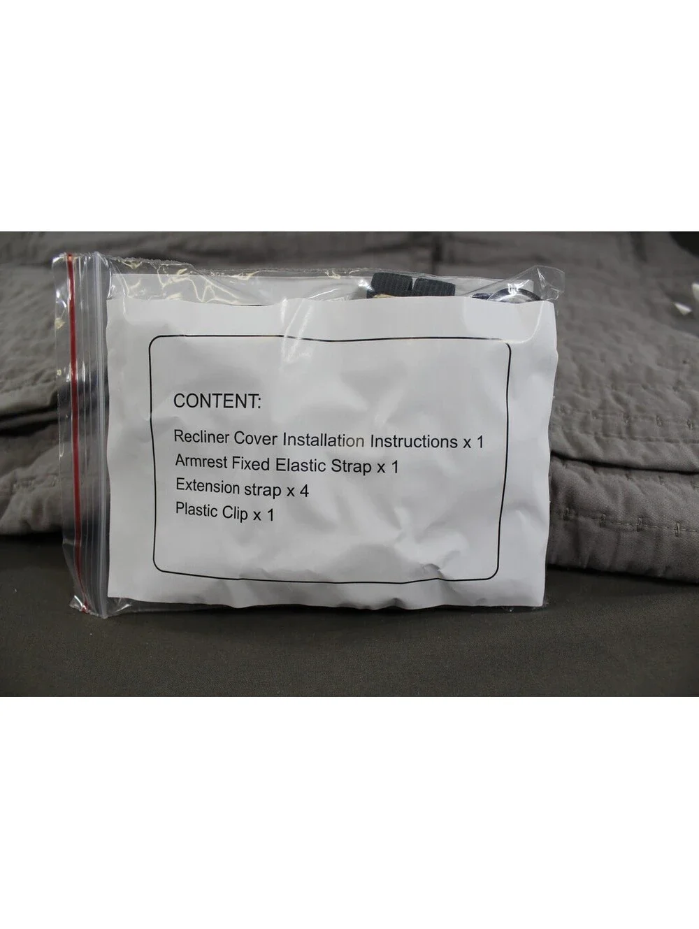 Stonecrest Gray Premium Recliner Chair Cover